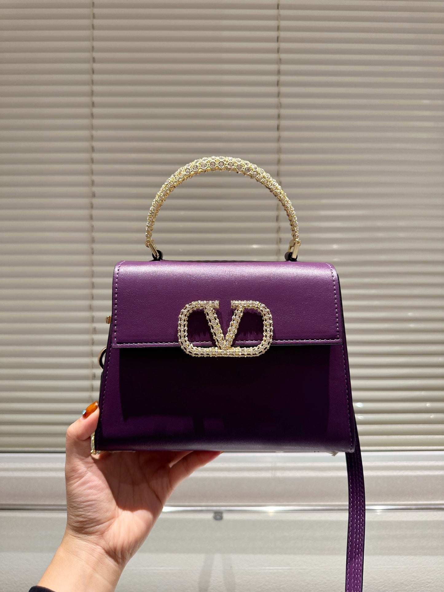 Designertasche V Glitzer